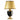 Onli Lighting Lámpara de mesa Mozart 1L E27 Al. 75cm