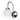 Aplique de pared Lemir Dexy 1xE27 acero cromo