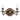 Aplique de pared Lemir Velita 2xE14 acero patinado