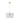 Lámpara colgante Zumaline Bach 5L E14, metal dorado D 41cm