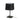 Lámpara de mesa RENDL PERTH 1 x E27 11W negro