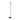 Lámpara de pie Zumaline Stem 1L E14, Al. 140cm