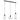 Lámpara colgante lineal Argon Sagunto Plus 3L E27 H 105cm