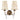 Onli Lighting Delia 2L aplique de pared E14 Al. 39cm