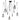 Onli Lighting Spider 5L Plafón E27 Al. 90cm