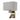 Aplique 3w 4000k +1xe27 Gabriel Cuero/pantalla Beis 285lm 31x26x15.5cm Doble Encendido