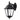 Aplique Exterior Aluminio Spica 1xe27 Negro Ip44 42x28x21.5 Cm