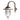 Aplique Exterior Canela 1xe27 Oro Viejo Ip44 Policarbonato 45.2x25.2x34.2 Cm