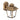 Aplique Exterior Maca 1xe27 Oro Viejo Ip44 Policarbonato 24.5x17x22.3 Cm