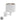 Aplique Tunez 1xe14 Blanco/blanco-estampado Abatible 26.5x22x30cm