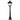 Farola Elstead Lighting (BAYVIEW-4M-BK) Bayview aluminio, vidrio biselado transparente E27