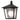 Aplique de pared para exterior Elstead Lighting (BL15-BLACK) York aluminio fundido a presión, vidrio E27