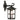 Aplique de pared para exterior Elstead Lighting (BL21-G-BLACK) Hereford de aluminio fundido a presión, vidrio E27