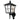 Aplique de pared para exterior Elstead Lighting (BL46M-BLACK) Canterbury de aluminio fundido a presión, vidrio E27