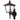 Aplique de pared para exterior Elstead Lighting (BL5-BLACK) York aluminio fundido a presión, vidrio E27