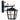 Aplique de pared para exterior Elstead Lighting (BL52M-BLACK) Canterbury de aluminio fundido a presión, vidrio E27