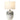 Lámpara de mesa Elstead Lighting (CHALKFARM-TL) Chalk Farm cerámica E27