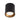 Foco de techo Maxlight Tub 1L redondo LED, negro
