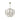 Colgante Capuchina 5xe14 Champagne Regx53x53 Cm