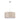 Colgante Chanza 3xe27 Cromo/beis Regx50x50 Cm