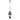 Colgante Exterior Aluminio Becrux 1xe27 Negro Ip44 Regx24x24 Cm