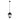 Colgante Exterior Aluminio Spica 1xe27 Negro Ip44 Regx21.5x21.5 Cm