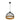 Colgante Gaston 1xe27 Negro/natural Regx30x30cm C/metal Y Rattan