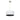 Colgante Tatiana 1xe27 Niquel/blanco-mad.Negra Regx40x40 Cm