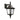 Aplique de pared para exterior Elstead Lighting (CP2-BLACK) Chapel de aluminio fundido a presión, vidrio E27