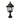 Lámpara de mesa para exterior Elstead Lighting (CP4-BLACK) Chapel aluminio fundido a presión, vidrio E27