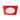 Downlight Led 6W Novo Lux Cuadrado Rojo