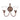 Aplique de pared Elstead Lighting (EM2-COPPER) Emily acero dulce, vidrio E14 2 bombillas