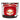 Empotrable Avalio Cuadrado Cristal Optico Rojo
