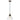 Lámpara colgante Feiss (FE-BASKIN-P-A-BR) Baskin cristal E27