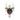Aplique de pared Feiss (FE-CHATEAU2) Chateau acero, cristal E14 2 bombillas