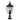 Lámpara de mesa de exterior Feiss (FE-EB3-L-BLK) Brida inglesa de acero, cristal prensado E14 3 bombillas