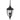 Lámpara de techo de exterior Feiss (FE-EB8-L-BLK) Brida inglesa de acero, cristal prensado E14 3 bombillas