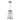 Lámpara colgante Feiss (FE-HARROW-P-S) Harrow vidrio semilla, aluminio E27