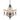 Lámpara de araña Feiss (FE-KELHAM-HALL5-UPLT) Kelham Hall acero, cristal india scavo E27 5 bombillas