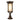 Lámpara de mesa para exterior Feiss (FE-MERRILL3-S) Merrill acero dulce, vidrio grabado E27