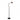 Flexo De Pie Articulable Rutilo 1xe27 Negro/cobre 180x28x28 Cm