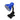 Flexo Dedalo Azul 1xe27 Pinza 26x11.5x12cm