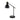 Flexo Tejo 1xe27 Negro/haya Orientable 50x15x16.5cm
