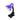 Flexos Yezco 1xe27 Morado Fijacion c/pinza Flexible Orientable 26x11.5x12 Cm