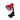 Flexos Yezco 1xe27 Rojo Fijacion c/pinza Flexible Orientable 26x11.5x12 Cm