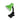 Flexos Yezco 1xe27 Verde Fijacion c/pinza Flexible Orientable 26x11.5x12 Cm