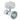 Foco Maximo 1xgu10 Blanco/cromo 15x12x8.5 Cm