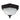 Lámpara de techo para exterior Elstead Lighting (GZH-FF12) Fairford de aluminio fundido, E27, 2 bombillas