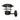 Aplique de pared exterior Elstead Lighting (HELSINGOR-BK) Helsingor acero inoxidable E27