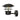 Aplique de pared exterior Elstead Lighting (HELSINGOR-PIR-BK) Helsingor acero inoxidable E27